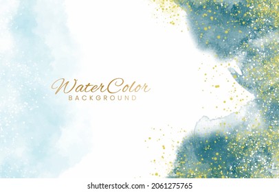 Abstract colorful watercolor for background. Vector EPS 10.