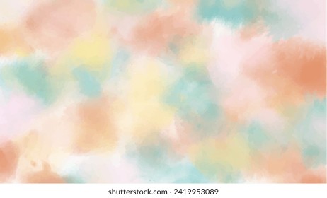 Abstract colorful watercolor background.Hand painted watercolor. vector