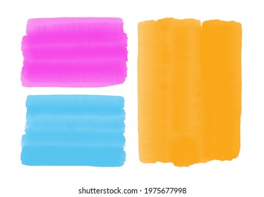 Abstract colorful watercolor backgrounds set.