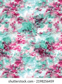 Abstract colorful watercolor brush strokes texture pattern 