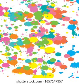 Abstract colorful  watercolor paint brush , splash and strokes. Flick the  pink color pattern background. colorful watercolor nice brush and hand drawn for your design.