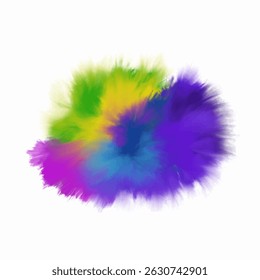 Abstrato colorido aquarela splash moderno design vetor