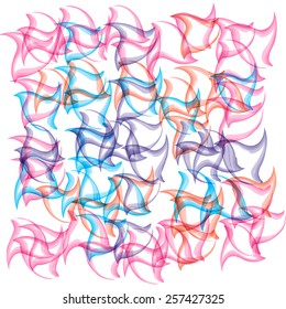 Abstract colorful watercolor triangles vector background.