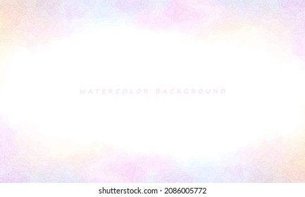 Abstract colorful watercolor vector background for graphic design, Suitable for various background design, template, banner, poster, presentation, etc.