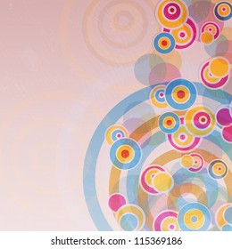 Abstract colorful wave