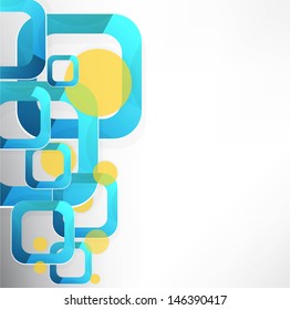 Abstract colorful wave