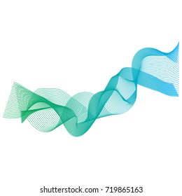abstract colorful wave 