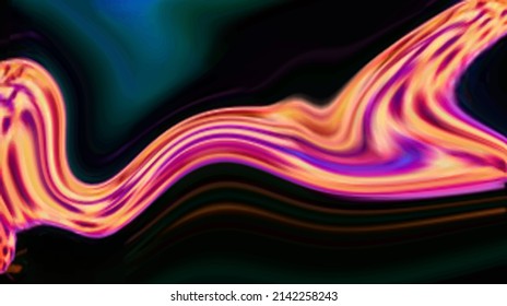 abstract colorful wave  3D effective background