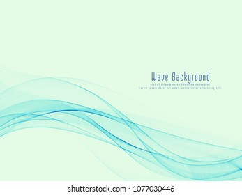 Abstract colorful wave background