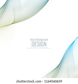 Abstract colorful wave background