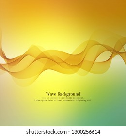 Abstract colorful wave background