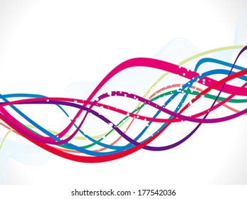 abstract colorful wave background
