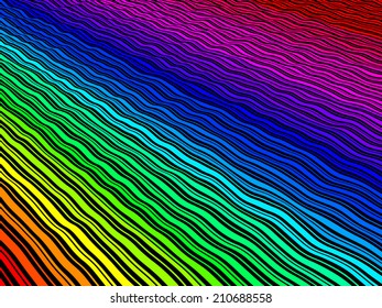 abstract colorful wave background