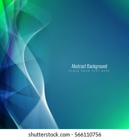 Abstract colorful wave background