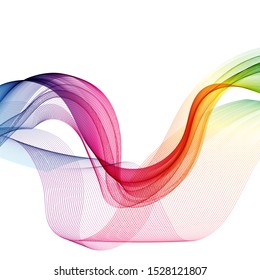 
abstract colorful wave background design element