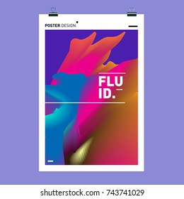 Abstrakter bunter Wellenhintergrund. Design-Vorlage für dynamische Flux-Effekte-Vektorillustration.
