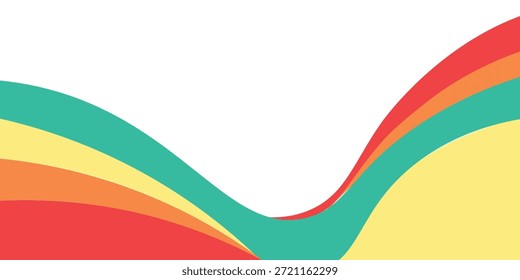 fundo de onda colorido abstrato. eps10