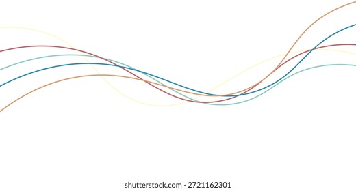 fundo de onda colorido abstrato. eps10