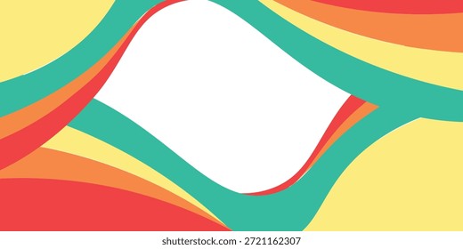 fundo de onda colorido abstrato. eps10