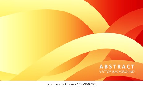 Abstract colorful wave background with gradient color- vector