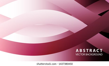 Abstract colorful wave background with gradient color- vector