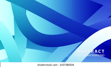 Abstract colorful wave background with gradient color- vector