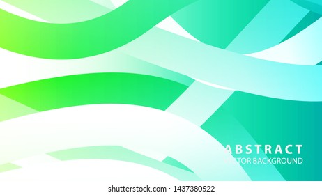 Abstract colorful wave background with gradient color- vector