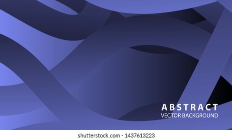 Abstract colorful wave background with gradient color- vector