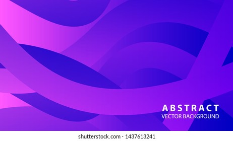 Abstract colorful wave background with gradient color- vector