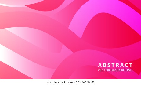 Abstract colorful wave background with gradient color- vector
