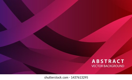Abstract colorful wave background with gradient color- vector