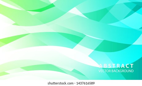 Abstract colorful wave background with gradient color- vector