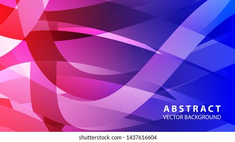 Abstract colorful wave background with gradient color- vector