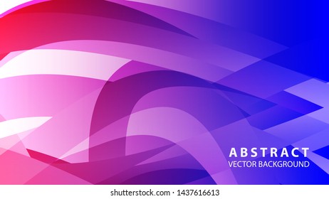 Abstract colorful wave background with gradient color- vector