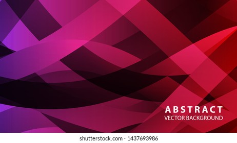 Abstract colorful wave background with gradient color- vector