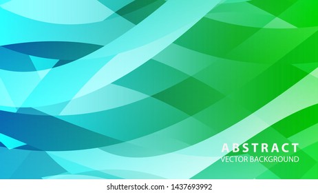 Abstract colorful wave background with gradient color- vector