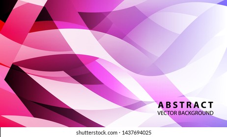 Abstract colorful wave background with gradient color- vector
