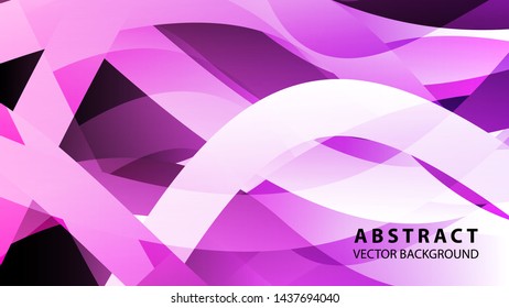 Abstract colorful wave background with gradient color- vector