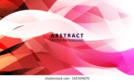 Abstract colorful wave background with gradient color- vector