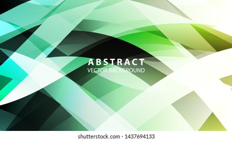 Abstract colorful wave background with gradient color- vector