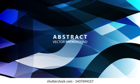 Abstract colorful wave background with gradient color- vector