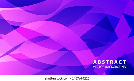 Abstract colorful wave background with gradient color- vector