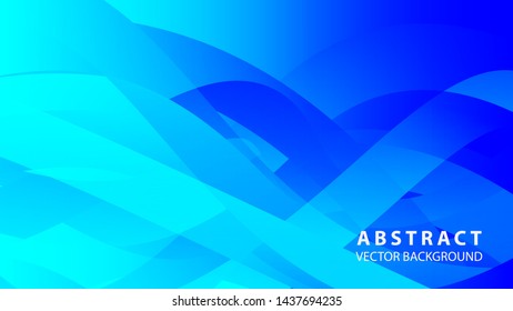Abstract colorful wave background with gradient color- vector