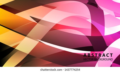 Abstract colorful wave background with gradient color- vector