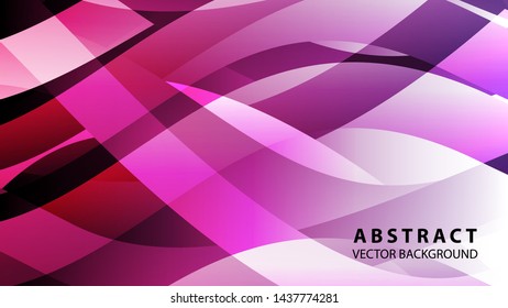 Abstract colorful wave background with gradient color- vector