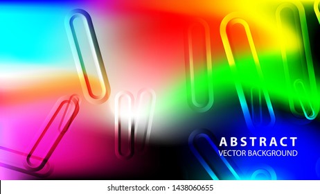 Abstract colorful wave background with gradient color- vector