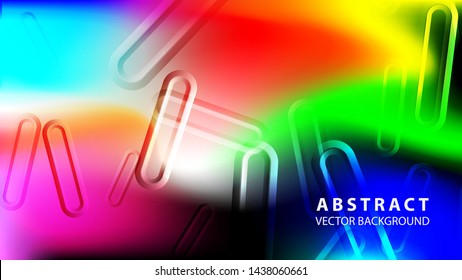 Abstract colorful wave background with gradient color- vector