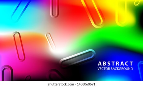 Abstract colorful wave background with gradient color- vector