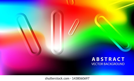 Abstract colorful wave background with gradient color- vector