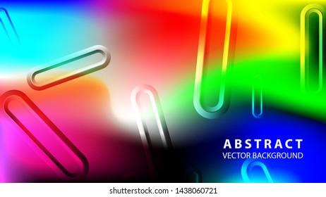 Abstract colorful wave background with gradient color- vector